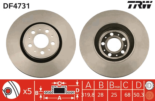 Brake Disc (DF4731)