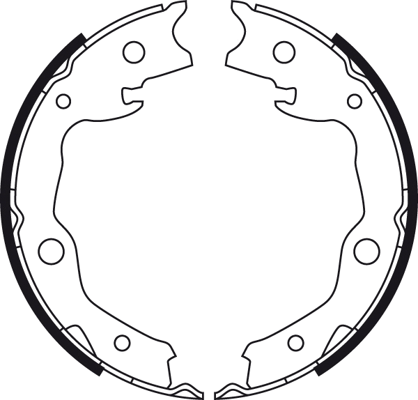 Brake Shoe Set, parking brake
