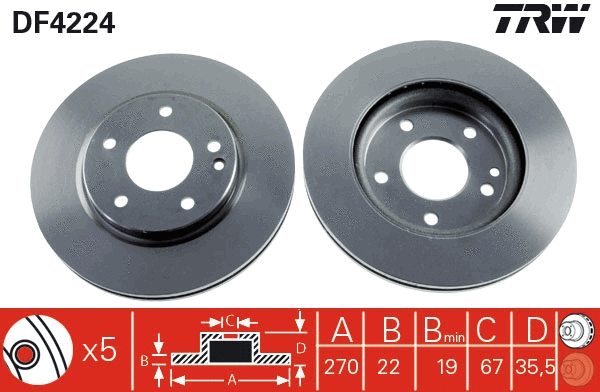 Brake Disc (DF4224)