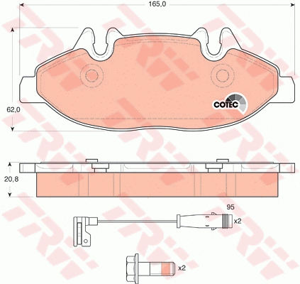 Brake Kit, disc brake (GTD1202)