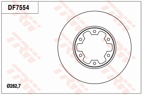 Brake Disc (DF7554)