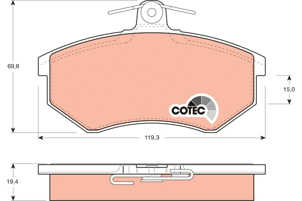 Brake Pad Set, disc brake