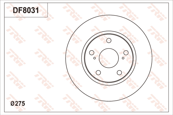 Brake Disc (DF8031S)