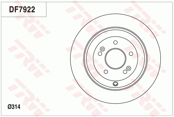 Brake Disc (DF7922)