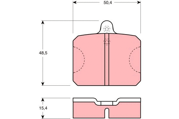 Brake Pad Set, disc brake (GDB300)