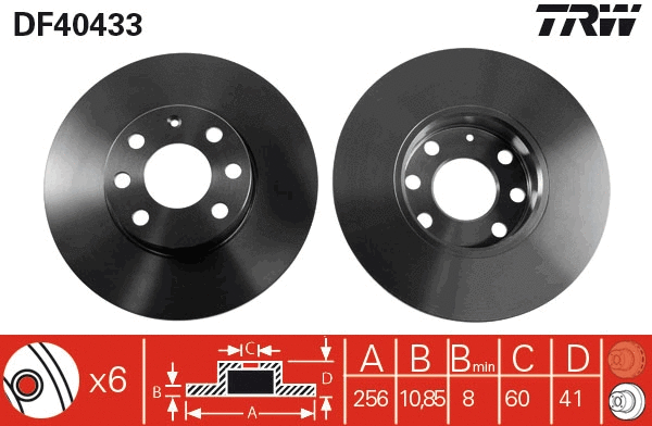 Brake Disc (DF4043)