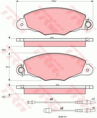 Brake Kit, disc brake (GTD1137)