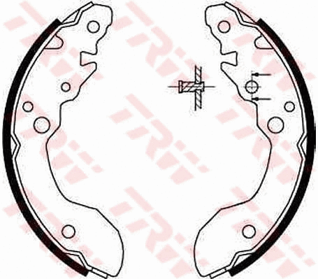 Brake Shoe Set (GS8671)