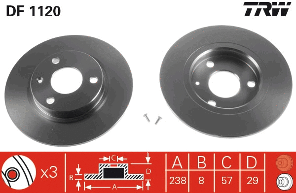 Brake Disc (DF1120)