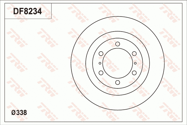 Brake Disc (DF8234)