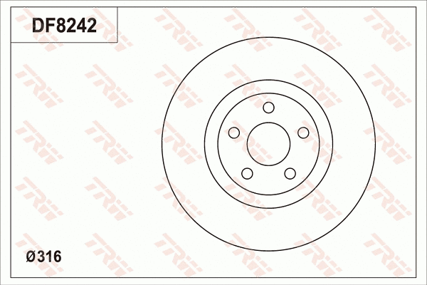 Brake Disc (DF8242S)