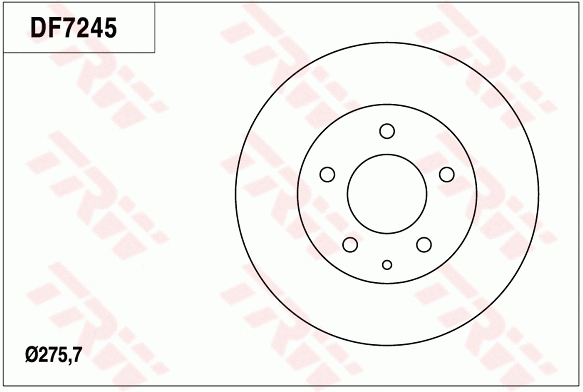 Brake Disc (DF7245)