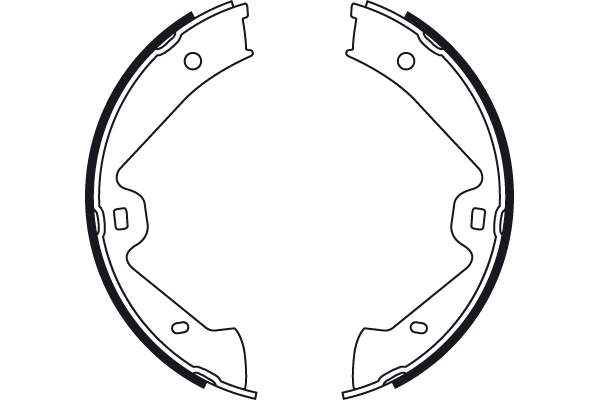 Brake Shoe Set, parking brake
