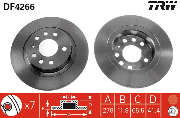 Brake Disc (DF4266)