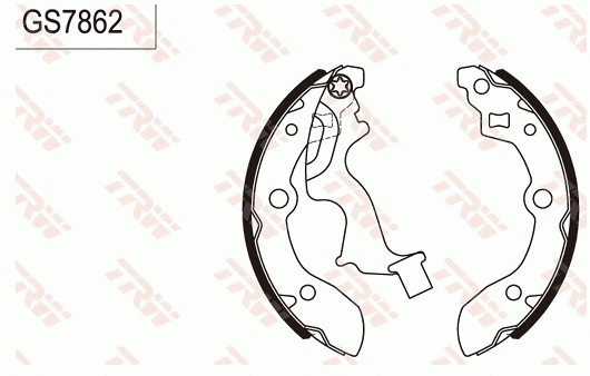 Brake Shoe Set (GS7862)