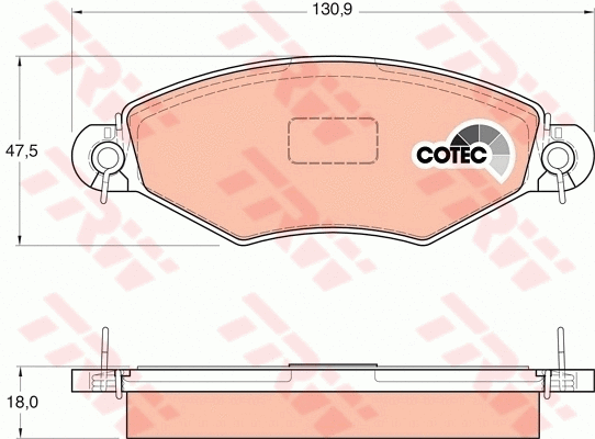 Brake Kit, disc brake (GTD1175)