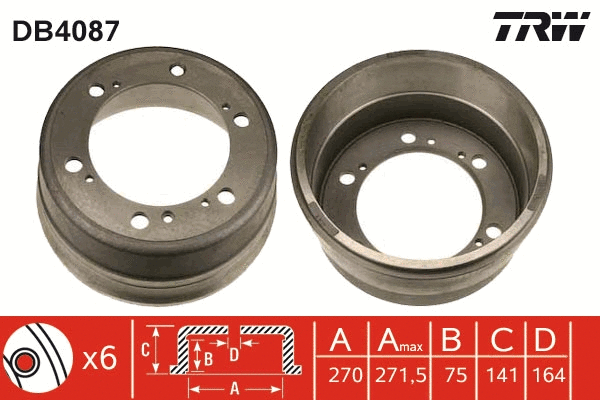 Brake Drum (DB4087)