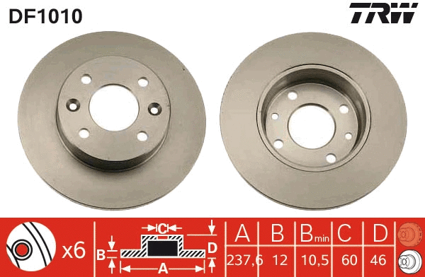 Brake Disc (DF1010)