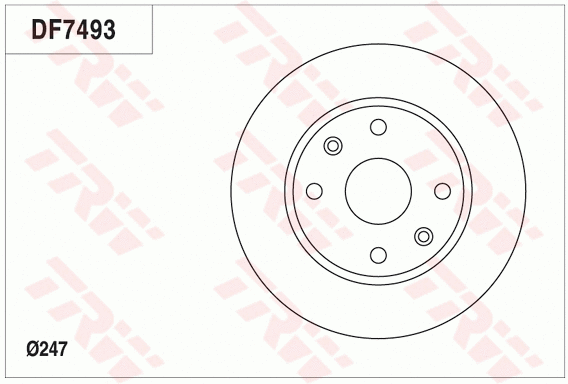 Brake Disc (DF7493)