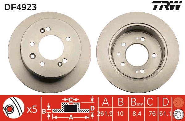 Brake Disc (DF4923)