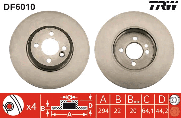 Brake Disc (DF6010)