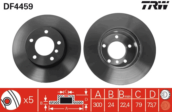 Brake Disc (DF4459)