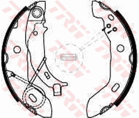 Brake Shoe Set (GS8627)