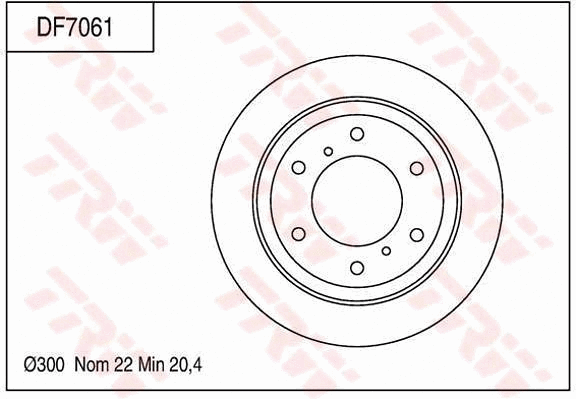 Brake Disc (DF7061)