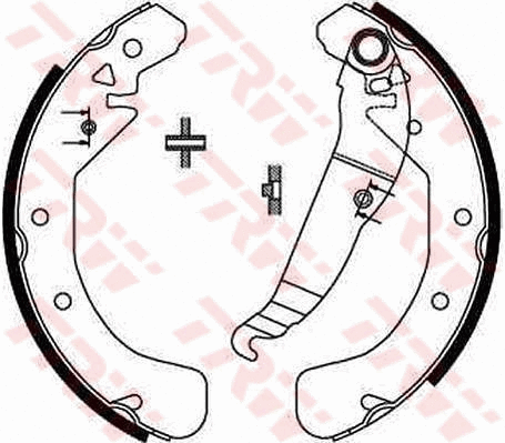 Brake Shoe Set (GS8637)