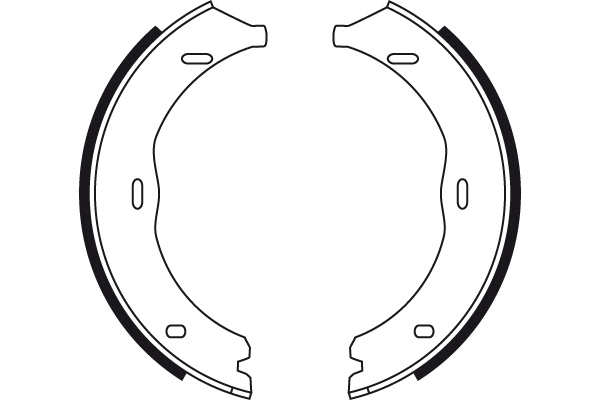 Brake Shoe Set, parking brake