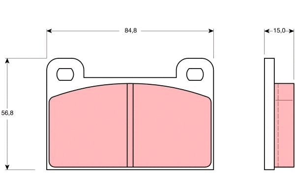 Brake Pad Set, disc brake (GDB939)