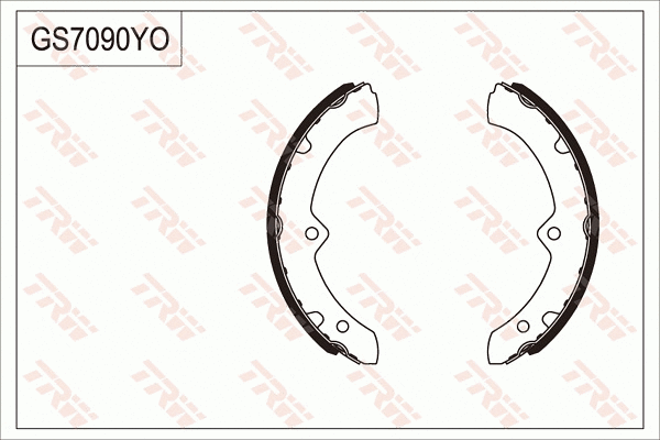 Brake Shoe Set (GS7090)