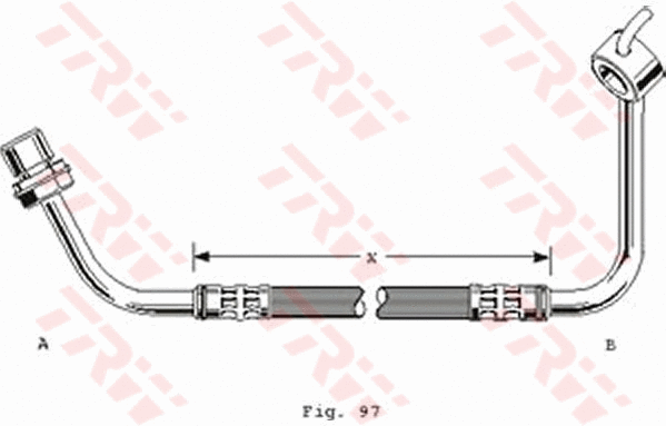 Brake Hose (PHD253)