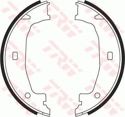 Brake Shoe Set, parking brake (GS8432)