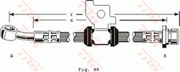 Brake Hose (PHD151)