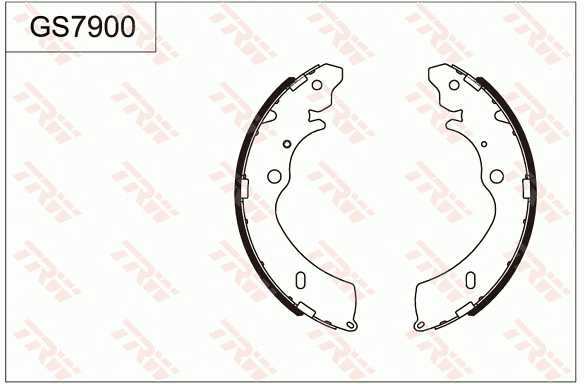 Brake Shoe Set (GS7900)