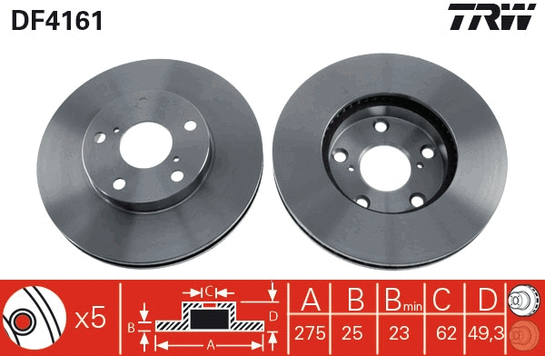 Brake Disc (DF4161)