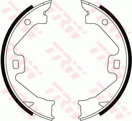 Brake Shoe Set, parking brake (GS8469)