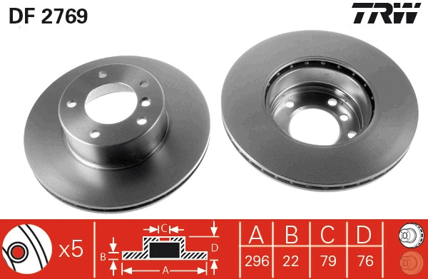 Brake Disc (DF2769)