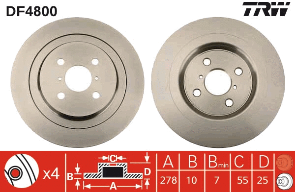 Brake Disc (DF4800)