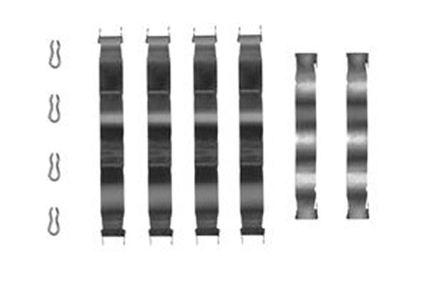 Accessory Kit, disc brake pad (PFK66)
