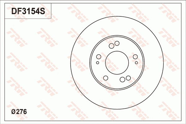 Brake Disc (DF3154S)