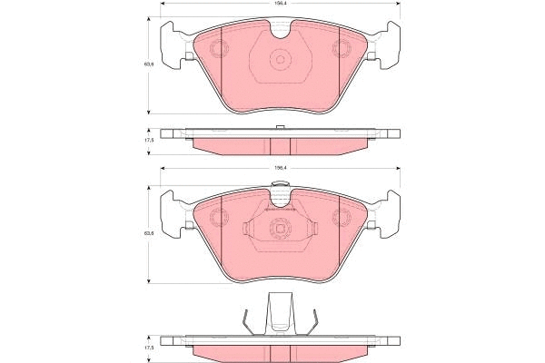 Brake Pad Set, disc brake (GDB1619)