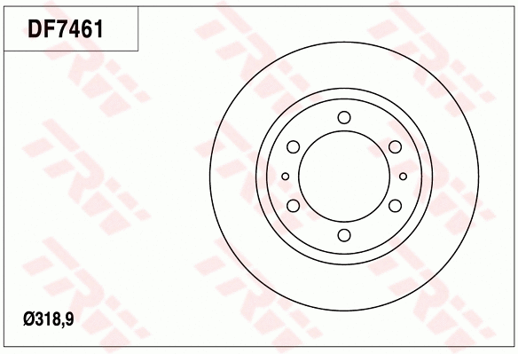 Brake Disc (DF7461)