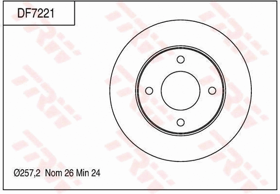 Brake Disc (DF7221)