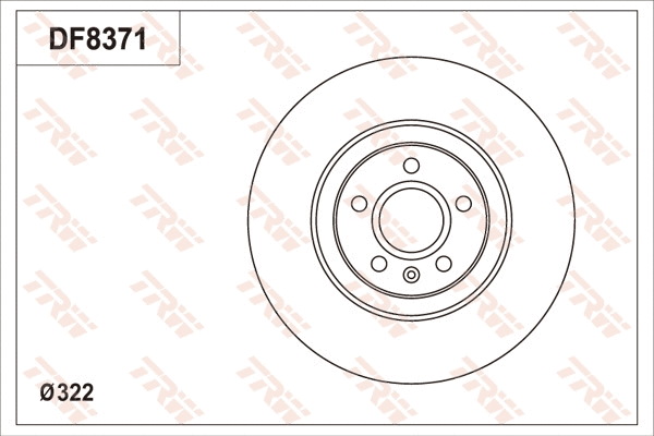 Brake Disc (DF8371S)