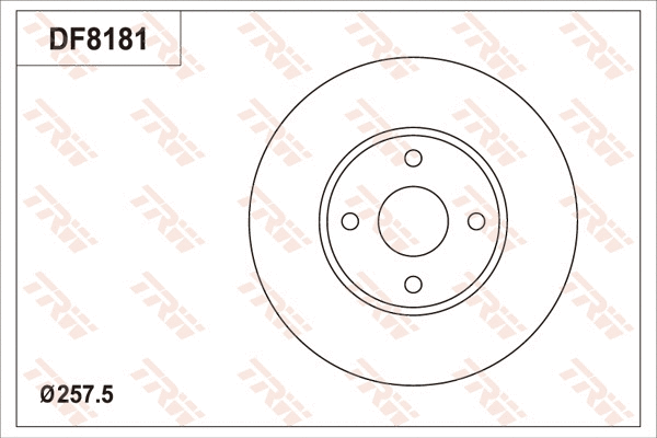Brake Disc (DF8181)
