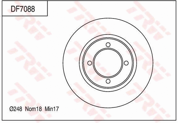 Brake Disc (DF7088)