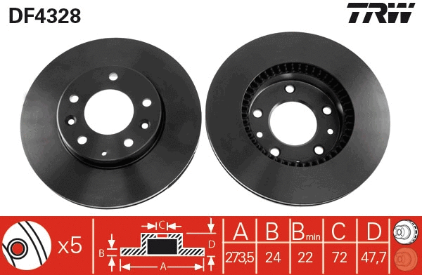Brake Disc (DF4328)