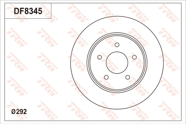 Brake Disc (DF8345S)